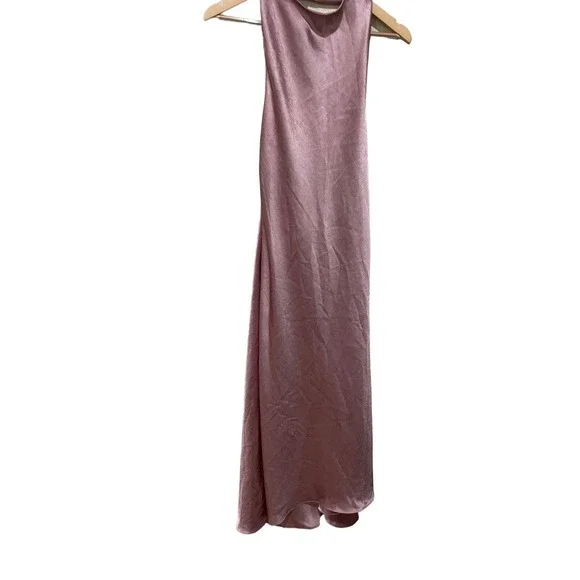 VINCE‎ Open-back recycled-satin maxi dress NWOT Size Medium - Picture 10 of 13